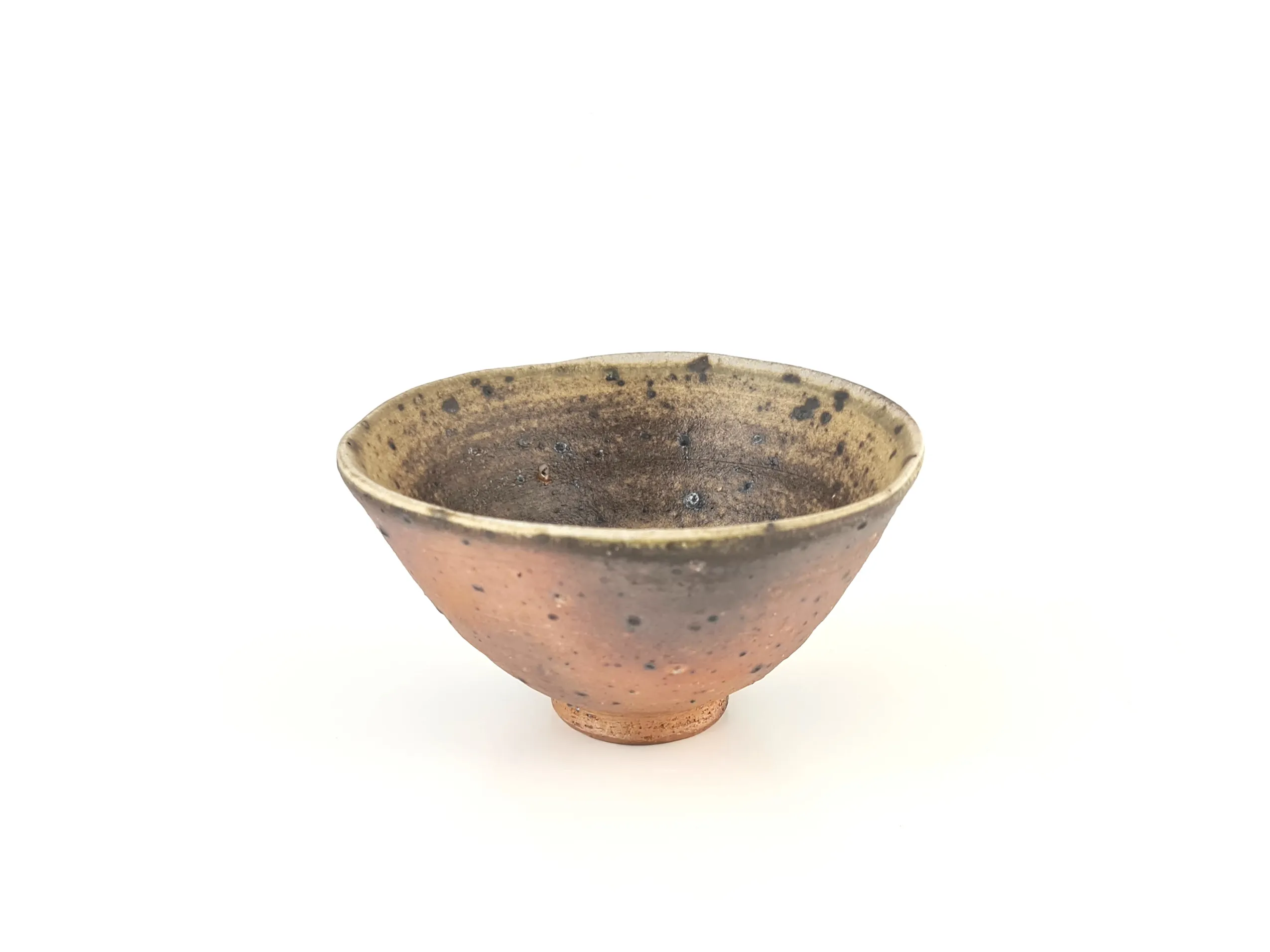 Rankų darbo Chawan arbatos puodelis – Hira-chawan forma - Image 2