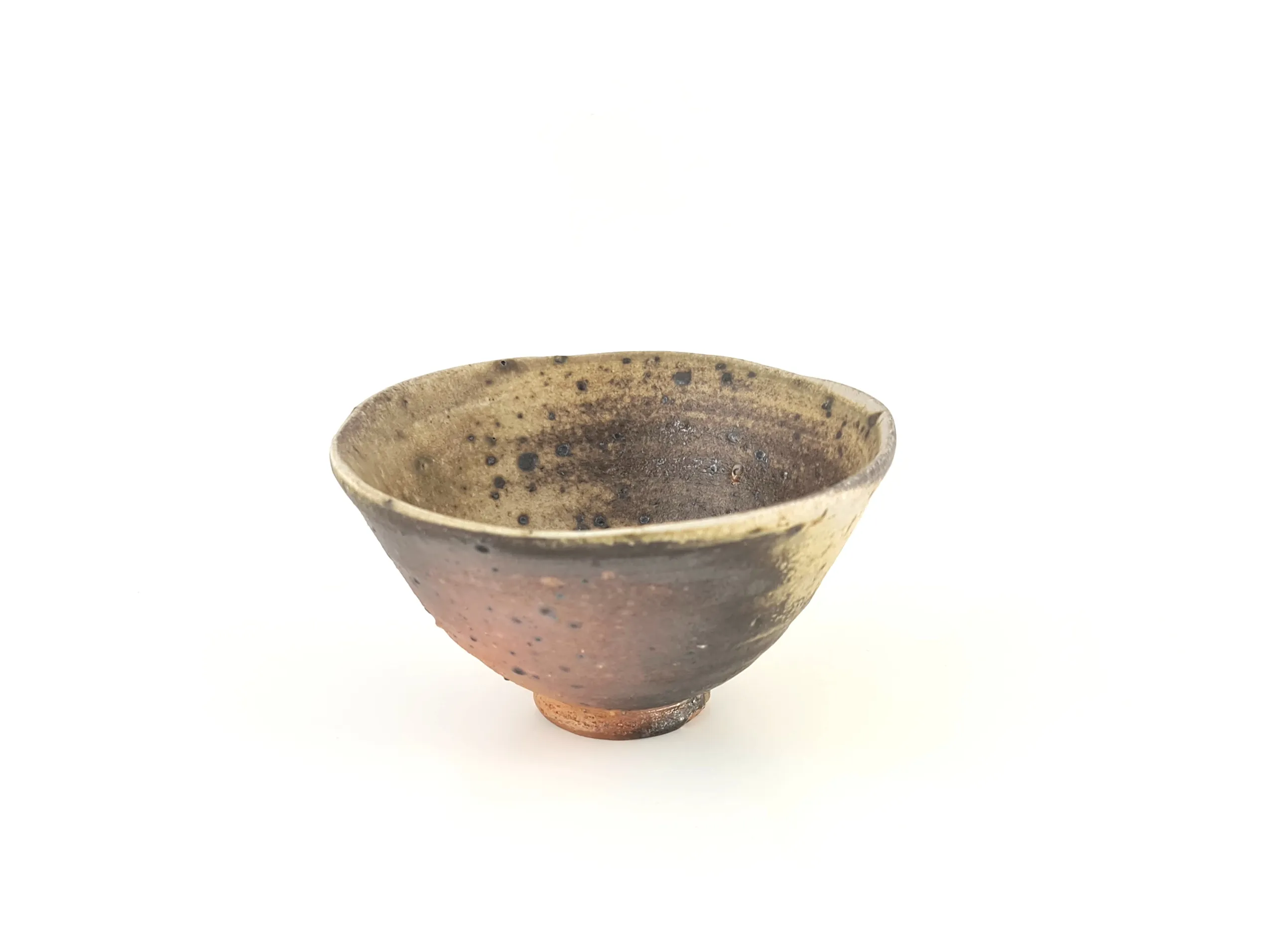 Rankų darbo Chawan arbatos puodelis – Hira-chawan forma - Image 5