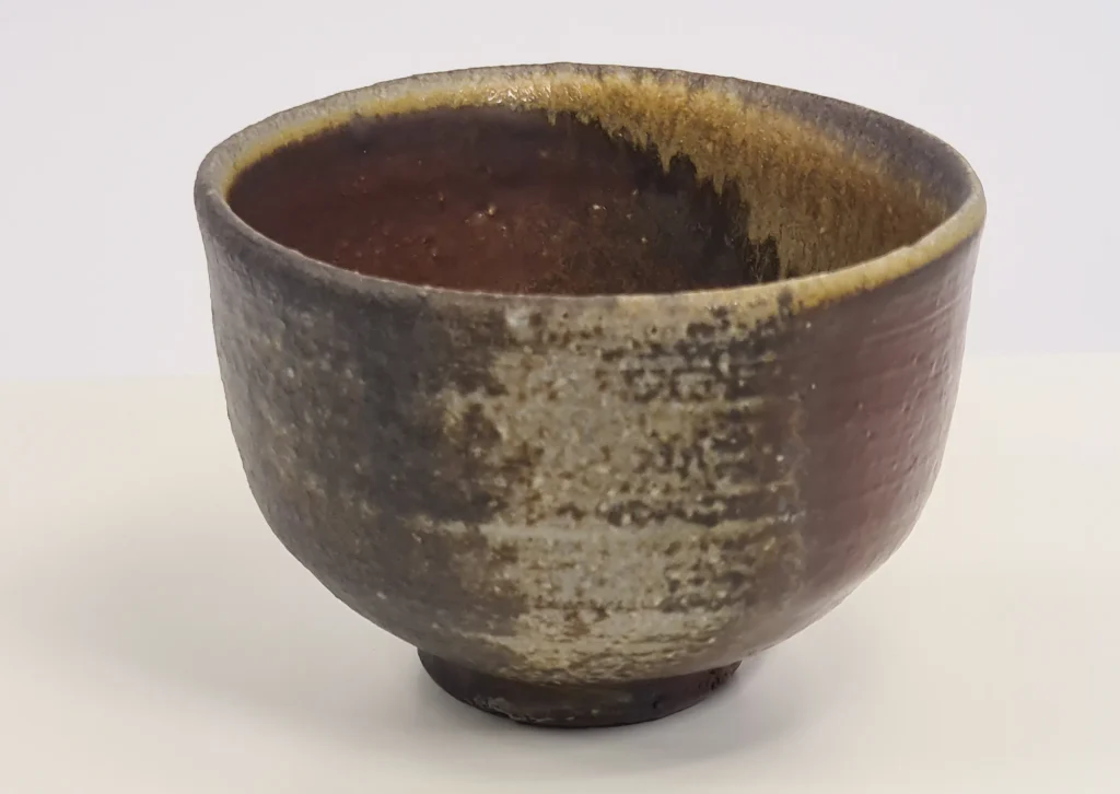 Tamsus Wan-nari Anagama Chawan arbatos puodelis